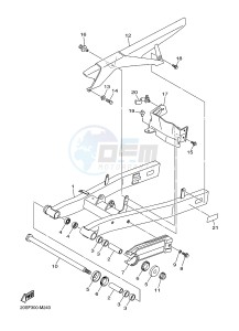 XJ6S ABS 600 (36D6) drawing REAR ARM