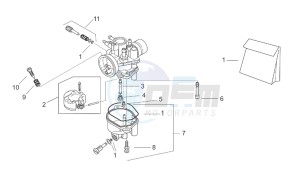 MX 50 2004 drawing Carburettor III