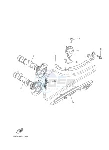 XP500 TMAX T-MAX 530 (2PWL) drawing CAMSHAFT & CHAIN