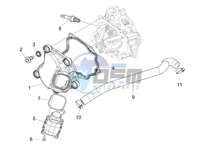 Cylinder head cover