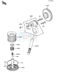 KZ 305 A [CSR] (A1-A2) [CSR] drawing OIL PUMP_OIL FILTER