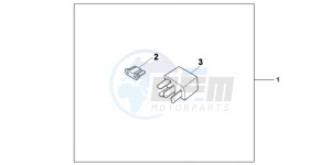 NC700XDD NC700X Dual Cluth ABS 2ED - (2ED) drawing KIT  RELAY SET