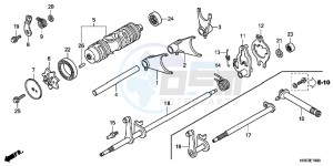 VFR1200XH Europe Direct - (ED) drawing RR. BRAKE MASTER CYLINDER