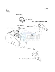 VN 2000 F [VULCAN 2000 CLASSIC LT] (6F-7F) F6F drawing LABELS