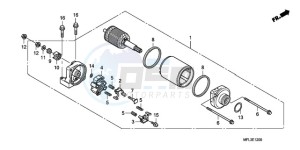 CBR1000RA9 Australia - (U / ABS SPC) drawing STARTING MOTOR