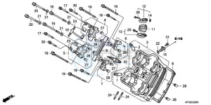 VTR2509 France - (F / CMF LL MK) drawing FRONT CYLINDER HEAD