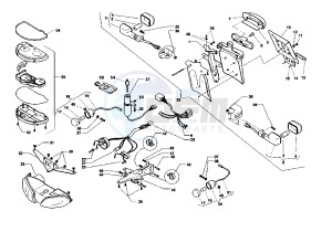 NAVIGATOR 1000 drawing HEADLAMPS-BLINKERS