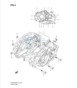 DR125SML0 drawing CRANKCASE