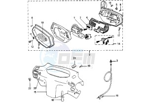 SV 100 L - 100 cc drawing METER