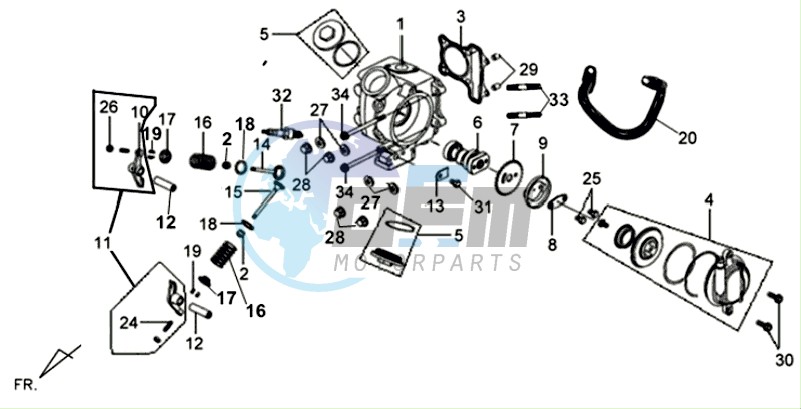 CYLINDER HEAD CPL.