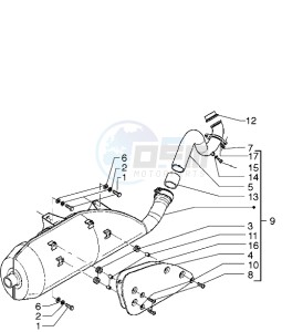 X9 500 drawing Silencer