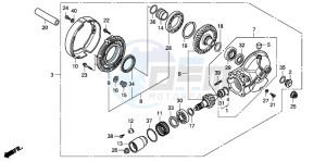 VT750C drawing FINAL DRIVEN GEAR