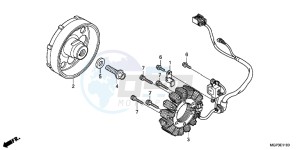 CBR1000RRE Fireblade 2ED drawing GENERATOR