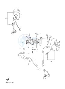 YZF-R1 YZF-R1M 998 R1 (2SG5 2SG6) drawing HANDLE SWITCH & LEVER