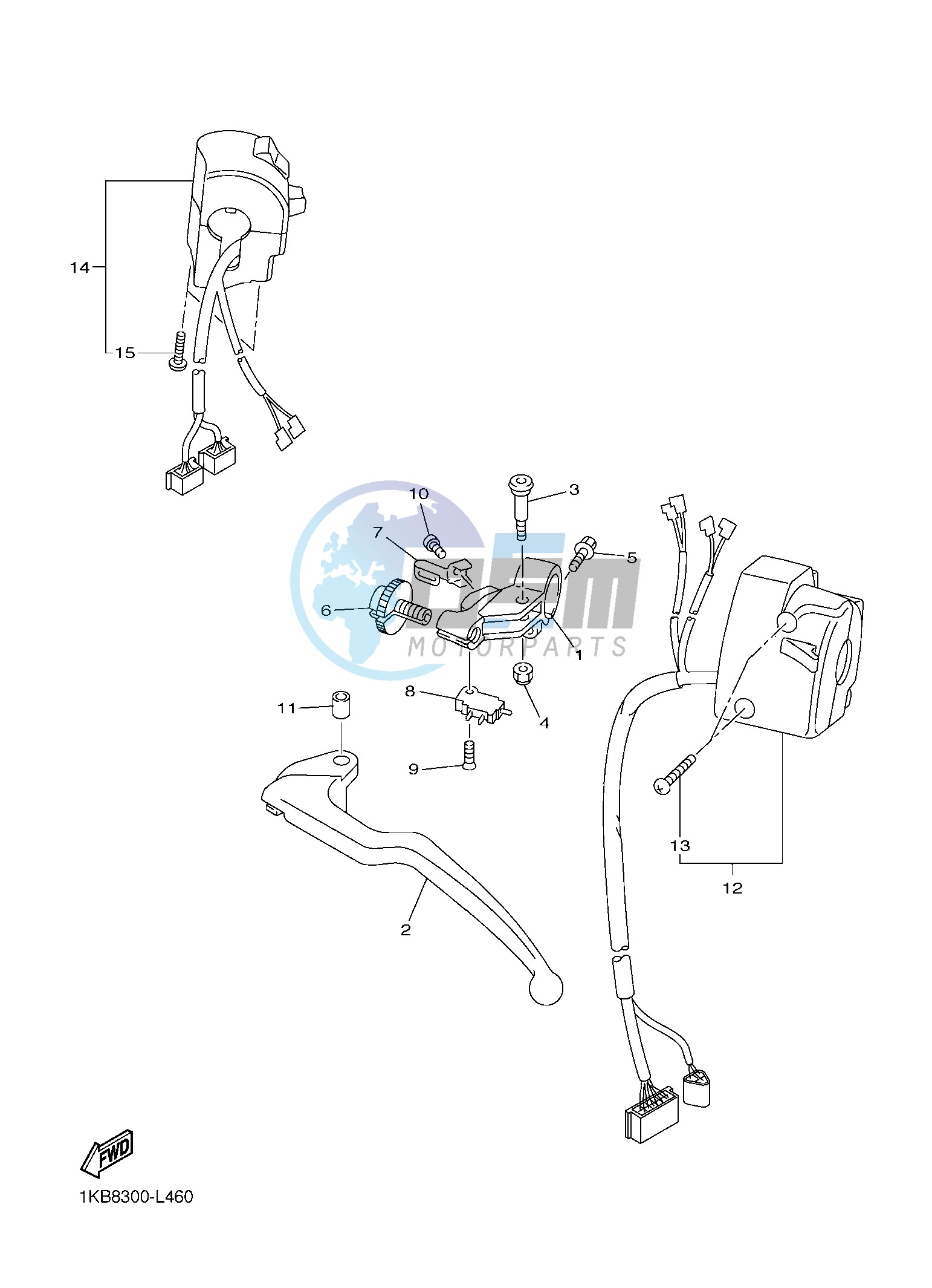 HANDLE SWITCH & LEVER