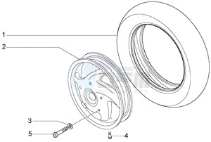 LX 150 USA drawing Front wheel