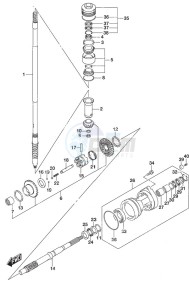 DF 250 drawing Transmission SS Model