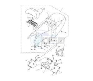 XP T-MAX ABS SV 500 drawing SEAT