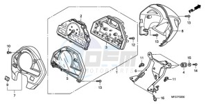 CB600FA39 Spain - (SP / ABS ST) drawing METER