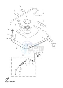 YFM90R YFM09RYXH (BD39) drawing FUEL TANK