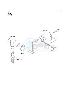 KX65 KX65-A6 EU drawing Ignition System