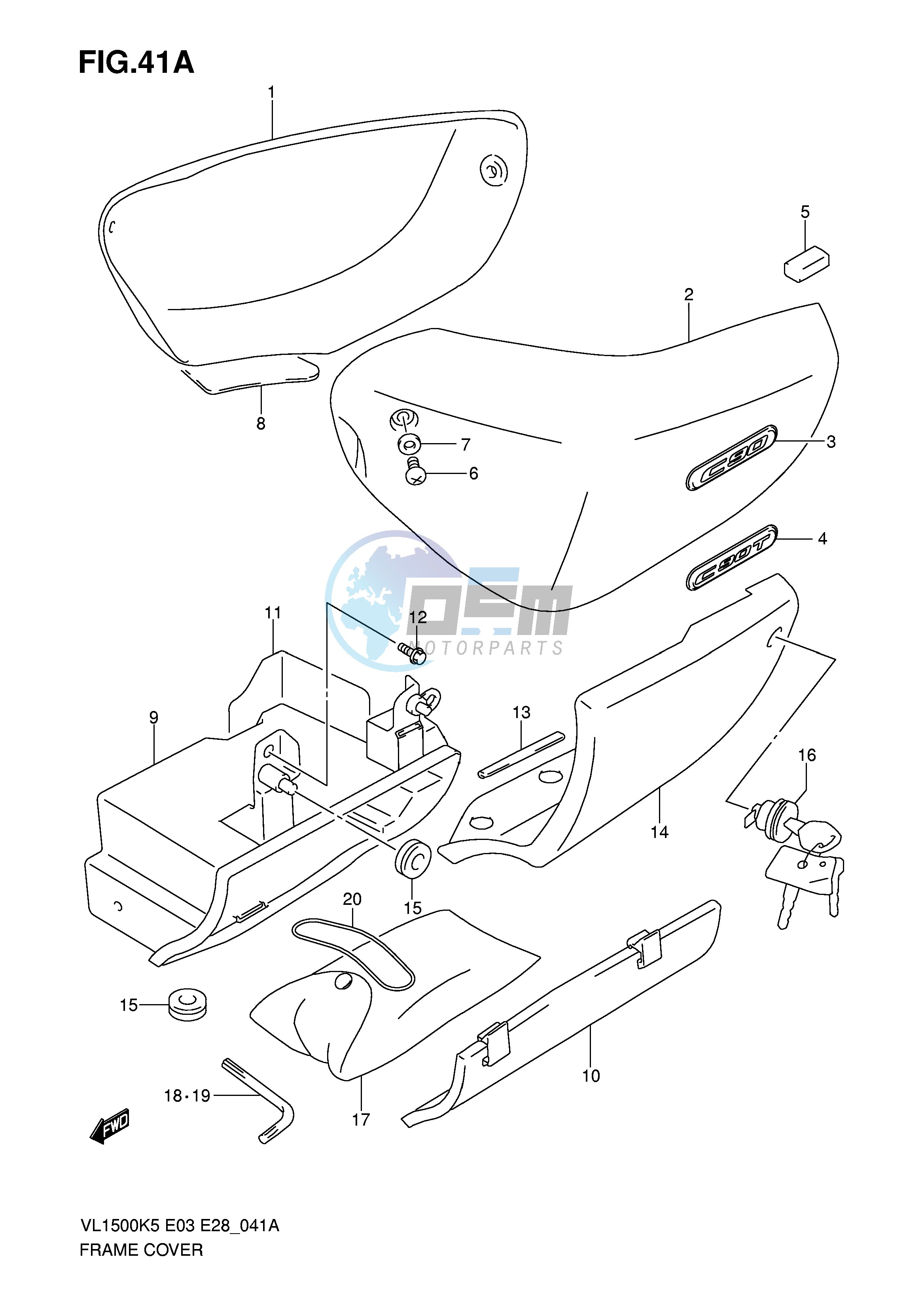 FRAME COVER (MODEL K7)