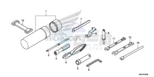 TRX420FA1G TRX420 Europe Direct - (ED) drawing TOOLS