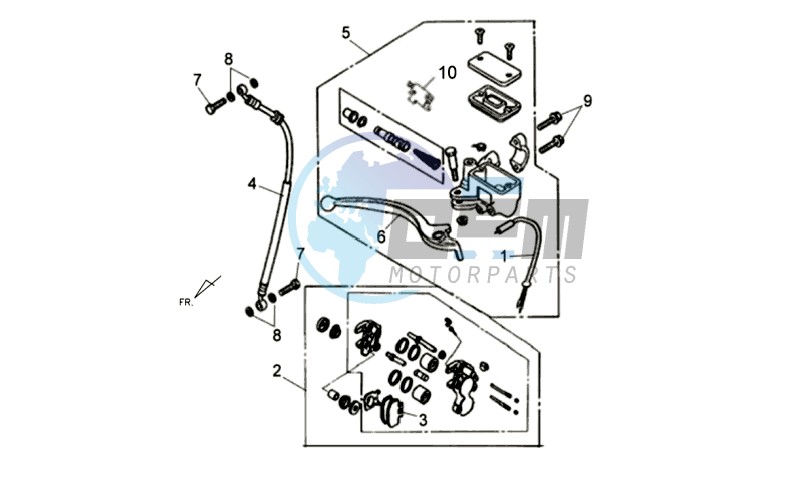 BRAKE LEVER / BRAKE CALIPER / BRAKE LINES