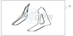 GL18009 France - (F / AB CMF NAV) drawing SCUFF COVER