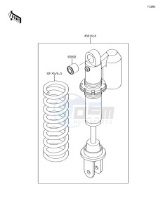 KX65 KX65AHF EU drawing Shock Absorber(s)