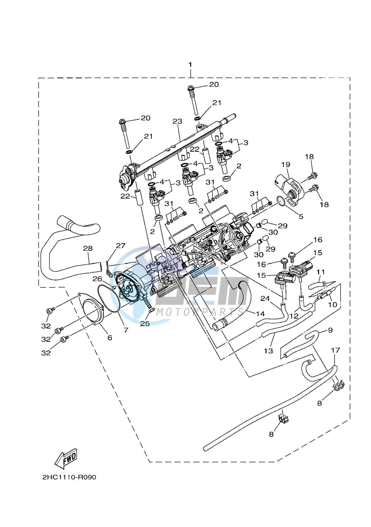 THROTTLE BODY ASSY 1