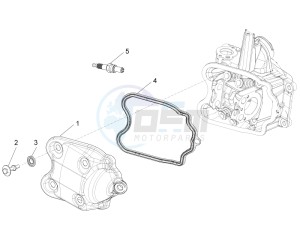 Beverly 350 4t 4v ie e3 ( USA - ca ) USA_CAL drawing Cylinder head cover