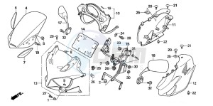 CBF600N drawing COWL (CBF600S6/SA6)