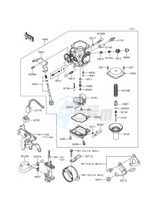 KLX150L KLX150EEF XX (EU ME A(FRICA) drawing Carburetor