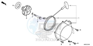 TRX420FE1F TRX420 Europe Direct - (ED) drawing RECOIL STARTER