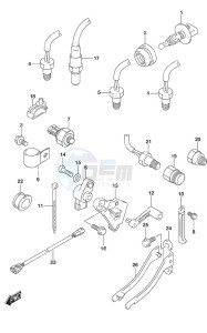 DF 300AP drawing Sensor w/Transom (L)