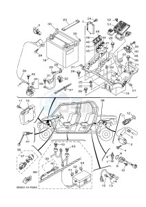 YXC700E YXC70VPHG VIKING VI EPS CAMO (B855) drawing ELECTRICAL 1