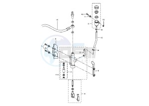 DT R - DT RSM 50 drawing REAR MASTER CYLINDER