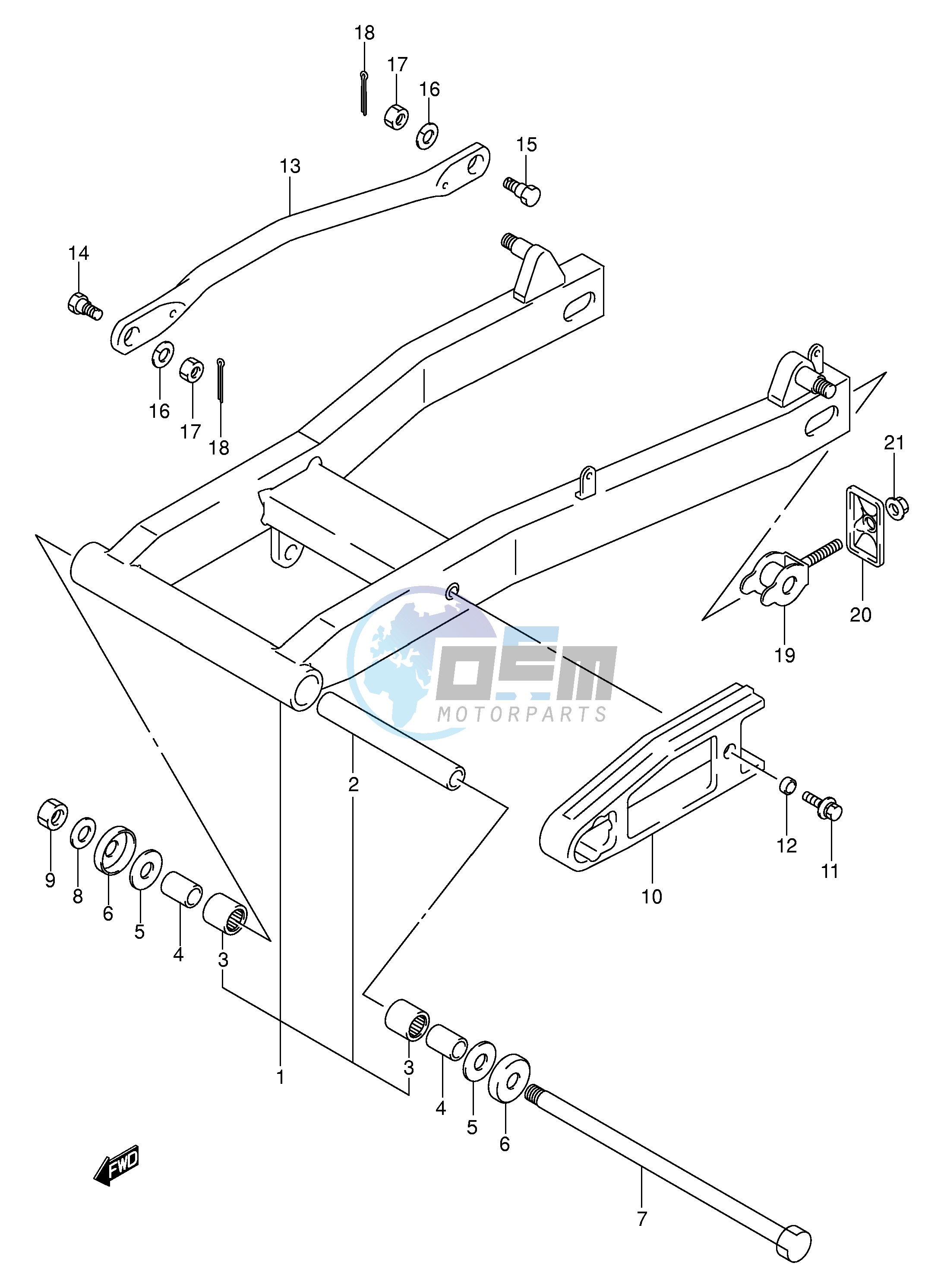 REAR SWINGING ARM