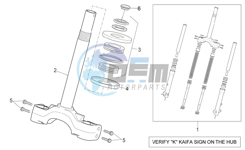 Front fork - Stem base