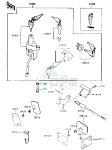 EN 450 A [454 LTD] (A1-A5) [454 LTD] drawing IGNITION SWITCH_LOCKS_REFLECTORS