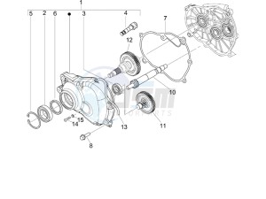 LXV 125 4T E3 drawing Reduction unit