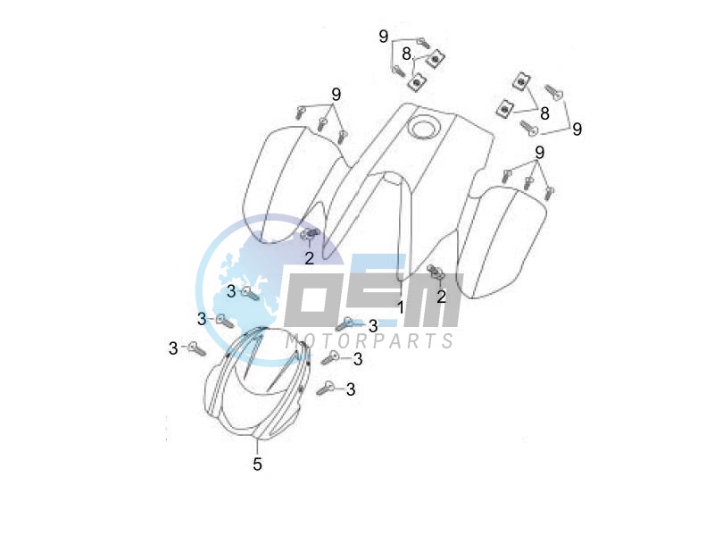 Wheel housing - Mudguard