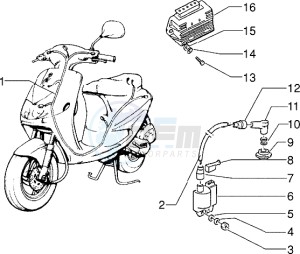 Zip 50 fast rider RST drawing Electrical devices