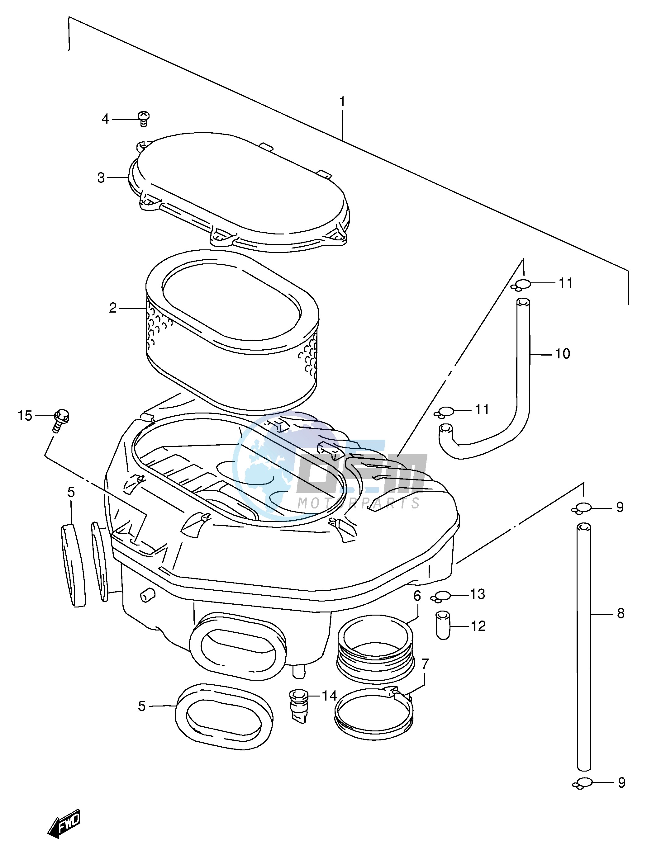 AIR CLEANER (MODEL T V)