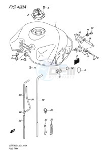 GSR750Z ABS EU drawing FUEL TANK