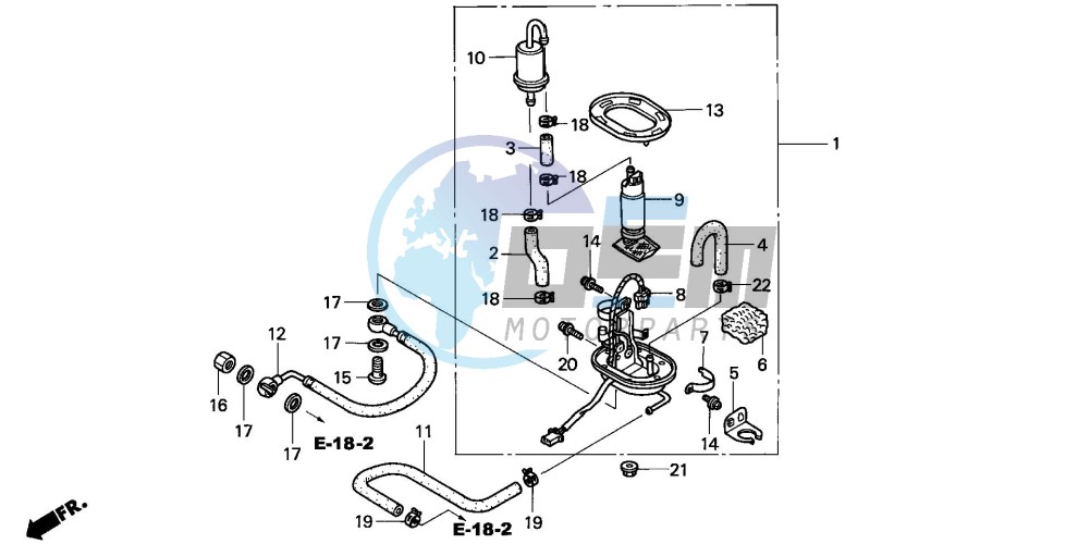 FUEL PUMP (CBR900RR2,3)