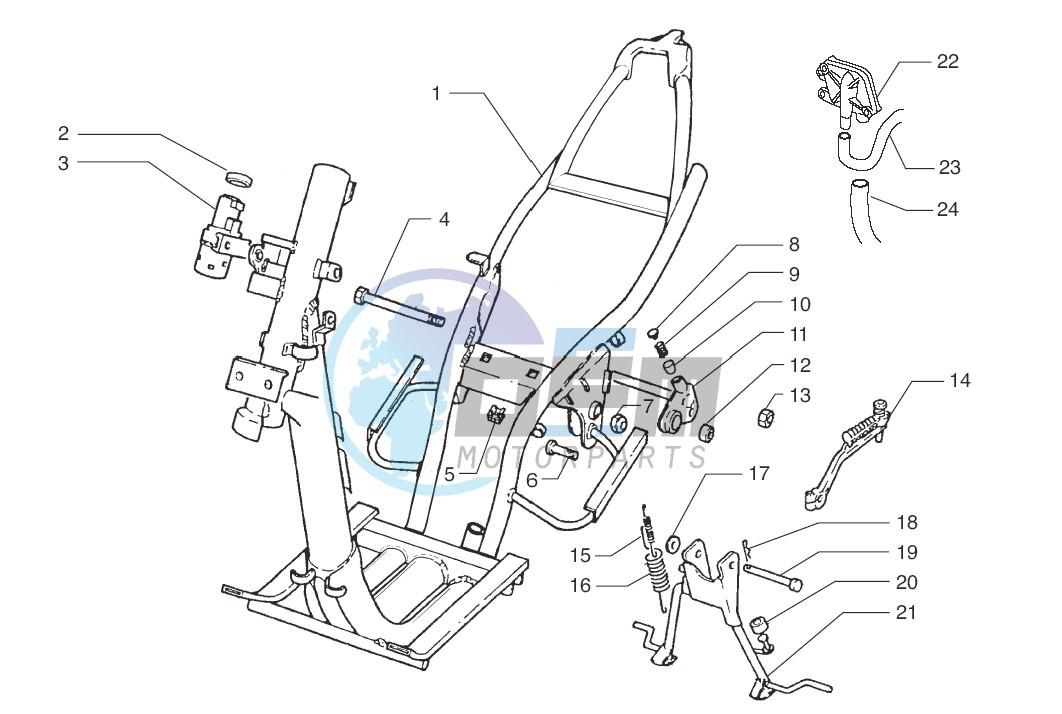 Chassis-Central stand