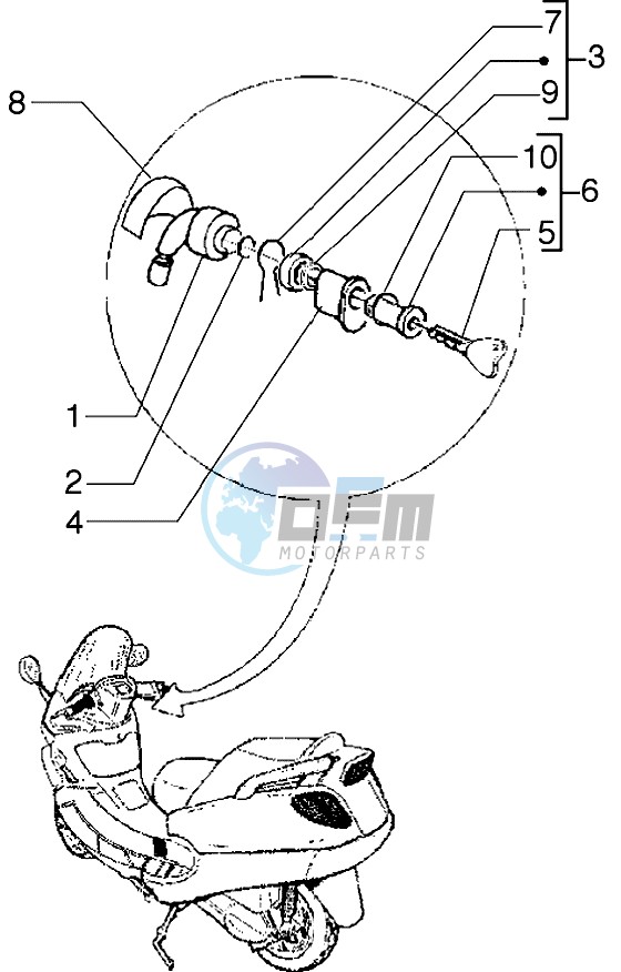 Key operated switch