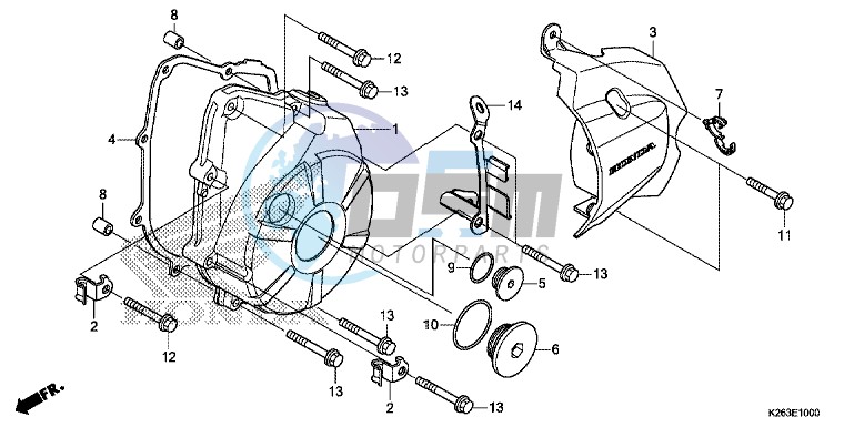 LEFT CRANKCASE COVER